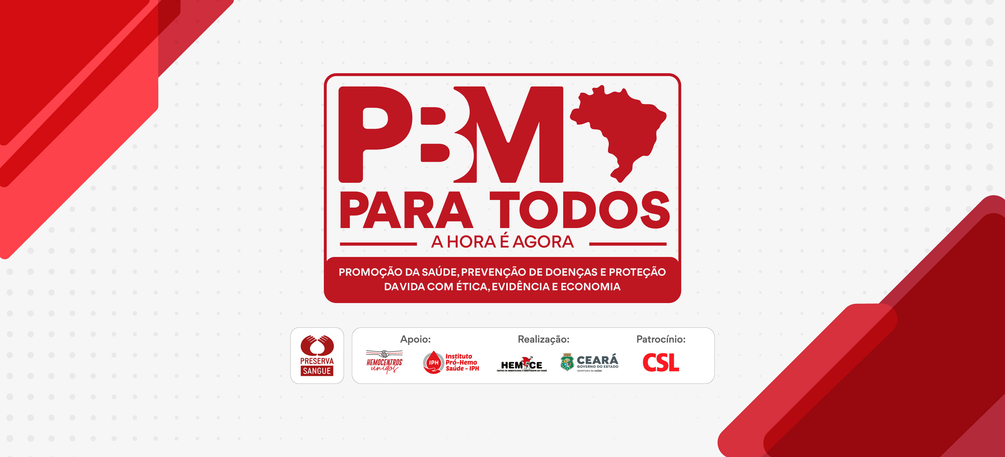 PBM PARA TODOS. A HORA É AGORA.